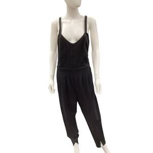 NWT Maeve ByAnthropologie Jumpsuit Women’s Size S Viscose Blend Sleeveless Black